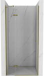 Mexen Roma 90 cm-es nyitható zuhanyajtó, átlátszó, arany - 854-090-000-50-00 (854-090-000-50-00)