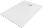 Mexen Hugo téglalap alakú SMC zuhanytálca 100 x 80 cm, fehér, fehér burkolat - 42108010-W (42108010-W)