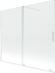 Mexen Velar 2-szárnyú, toló zuhanyparaván 180 x 150 cm, áttetsző, fehér - 896-180-000-01-20 (896-180-000-01-20)