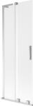 Mexen Velar L kétszárnyú tolófürdő paraván 75 x 150 cm, fagyott, króm - 896-075-003-31-01 (896-075-003-31-01)