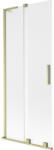 Mexen Velar L kádparaván 2-szárnyú tolóajtós 80 x 150 cm, matt, arany kefélt - 896-080-003-31-55 (896-080-003-31-55)