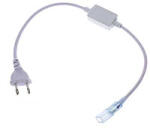 Avide 5050 SMD kültéri LED szalaghoz betápkábel, IP65 (ABLS220V5050-ACPLUG)