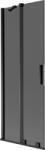 Mexen Velar kétszárnyú, toló zuhanykabin, 75 x 150 cm, grafit, fekete - 896-075-000-41-70 (896-075-000-41-70)
