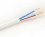  MTL (H03VVH2-F) 2X0, 75 mm2, 20 fm kiszerelés, 300/300V FEHÉR SODROTT RÉZ PVC SZIGETELÉSŰ (MTL) (V3332)