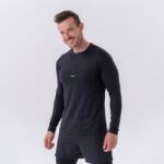 NEBBIA Tricou pentru bărbați Long-Sleeve Layer Up Black XXL