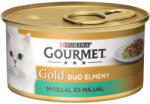 Gourmet GOLD Nyúllal és májjal duó élmény nedves macskaeledel - 4x85 g