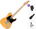 Squier Affinity Series Telecaster MN BPG Basic SET Butterscotch Blonde Chitară electrică