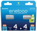 Panasonic Eneloop 1.2V AA/AAA 2000/800mAh akku (4+4db) (BK-KJMCDE44E) (BK-KJMCDE44E) (BK-KJMCDE44E)