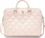 GUESS Quilted 4G GUCB15ZPSQSSGP 16" tablet táska, rózsaszín (GUCB15ZPSQSSGP) (GUCB15ZPSQSSGP)