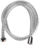 Viking zuhanytömlő, ezüst/fekete, PVC; 1, 5m (630228) - sipibolt