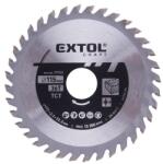 Extol körfűrészlap, keményfémlapkás, 115×22, 2mm (tengely átm), T36; 2, 2 mm lapkaszélesség, max. 11.000 ford/perc (19102)