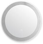 Gladys Kerek fürdőszobai tükör érintő kapcsolós LED világítással, hideg fényű, 60 x 60 cm, GLADYS (20540185)