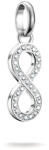 Thomas Sabo Ezüst színű, végtelen szimbólum medál, kövekkel - CC1284-051-14 (CC1284-051-14)