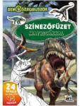 JIRI MODELS Kifestő füzet matricákkal A4 - Dinoszauruszok (8114-5)