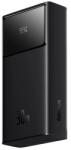 Baseus Star-Lord, PD QC 30W 10000mAh 2XUSB+micro-USB+Type-C aljzat, LED Kijelző, Wireless PowerBank, Külső akkumulátor, fekete ( PPXJ1030) (P10022907113-00)