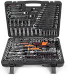 FOXIGY Trusă Gola 163buc 1/2", 1/4", 3/8" tubulare CrV Professional Trusa unelte