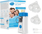 Sanity Aparat aerosoli Sanity Fast Mesh, pentru copii si adulti, portabil, capacitate cupa 10 ml, cablu USB, masca copii si adulti, silentios, Alb