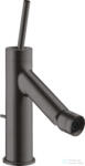 Hansgrohe Axor Starck egykaros bidé csaptelep automata leeresztővel, szálcsiszolt fekete króm 10211340 (10211340)