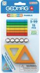Geomag Joc magnetic de constructie, Geomag, Supercolor Panels Recycled Blister, 15 piess Jucarii de constructii magnetice
