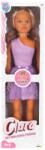 Dollz'n More Papusa Clara in tinuta de petrecere, Dollz n More, cu rochie mov, 80 cm Papusa