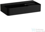 Laufen Val SaphirKeramik 60x31, 5 cm-es kompakt mosdó csaplyuk és túlfolyó nélkül, matt fekete H8152857161121 (H8152857161121)