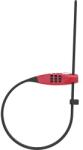 ABUS mini kábellakat számzárral Combiflex TravelGuard, 45 cm, piros