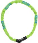 ABUS láncos lakat számzárral Steel-O-Chain 4804C/75, lime - dynamic-sport