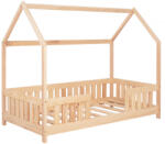Dechland Ágy, házikó formában natúr (160x80cm ) (BD008)
