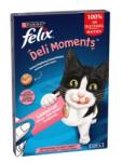 Purina Felix Deli Moments jutalomfalat macskáknak - lazacos 4 x 10 g - csui