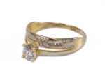 Ékszershop 2 az 1-ben arany eljegyzési gyűrű (1323646)