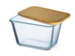 SIMAX Caserola din sticla termorezistenta yena 1, 35L SIMAX 7636/LB, rectangular, cu capac bambus
