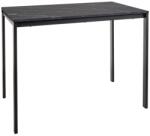 SIGNAL MEBLE Mario asztal 100x60 márvány hatású fekete/ fekete