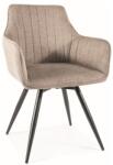 SIGNAL MEBLE Ballo étkezőszék fekete láb/ bézs Brego 34