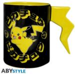 ABYstyle Abysse Corp: POKEMON Mug 3D handle Pikachu lightening bolt (Ajándéktárgyak)