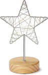 Tchibo - LED-es /Csillag dísz - barna