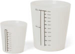 Tchibo - 2 mérőpohár - fehér