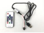 Optonica Mini RF vezérlő Digitális RGB LED szalaghoz (DC5V, USB csatlakozóval) (6332)