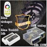Vled Prémium Plusz (5050 SMD 60led/m szalag +RF touch vezérlő + 2db 120W táp) (RGB-szett-premium-plusz)