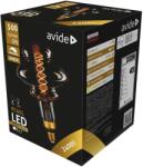 Avide Jumbo 8W LED Filament Pearl 160x210mm Amber, E27, 2400K, Fényerőszabályzós (A4489)