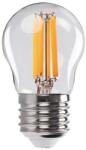 Kanlux XLED G45 E27 6W Filament Kisgömb LED (tiszta üveg bura, 806 lumen, 2700K, Meleg Fehér) (35274)