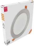 Avide LED Beépíthető Kerek Mennyezeti Lámpa, ALU, Szatén Nikkel, 24W, NW, 4000K, 2000 lumen, süllyesztett, természetes fehér (A9903)