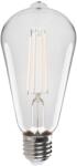 Kanlux XLED White Filament fényforrás, ST64, 7W, E27, 320°, WW, 2700K, meleg fehér, 806 Lumen, üveg bura (37381)