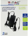 V-TAC 60W Led tápegység (12V, 5A, műanyag házas, IP44, DC) (3239)