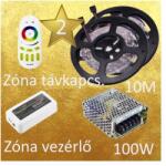 Vled Gold 2 (5050 SMD 30led/m szalag +Zóna RF gombos vezérlő + 100W fém táp) (RGB-szett-gold-2)