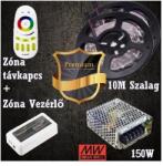 Vled Prémium (5050 SMD 60led/m szalag +RF touch vezérlő + 150W táp) (RGB-szett-premium)
