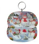 Yala Hóemberes üveg emeletes süteményestál (Q102111)