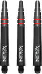 Red dragon darts Dart szár közepes Red Dragon Nitro XFire műanyag fém toppal, fekete 39mm