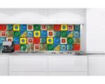 DIMEX ART Fototapet pentru bucătărie - plăci lisabona 180 x 60 cm