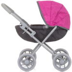 Chipolino Carucior pentru papusi Chipolino Daisy grey pink linen - carboysafety Papusa