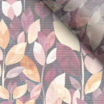 Takoy Puha tüll lila-bordó levelek